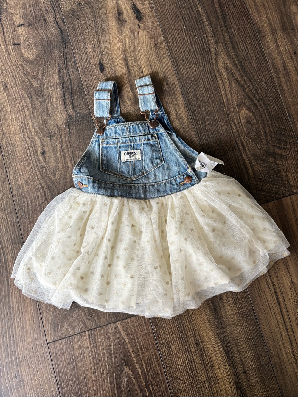 Oshkosh Overall Dress NWT